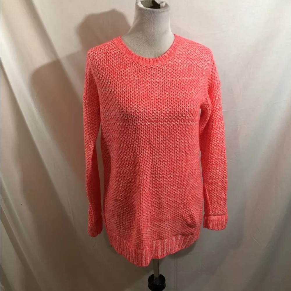 SO Peach Long Sleeve Sweater - Womens M, Bust 20”, Length 26.5”